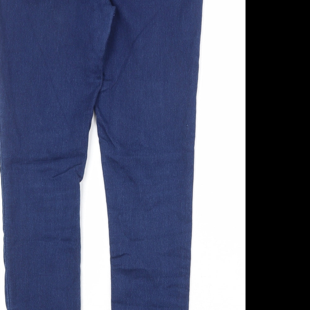 South Womens Blue Cotton Skinny Jeans Size 12 Regular