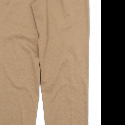 Simonton Says Womens Beige Polyester Trousers Size M Regular