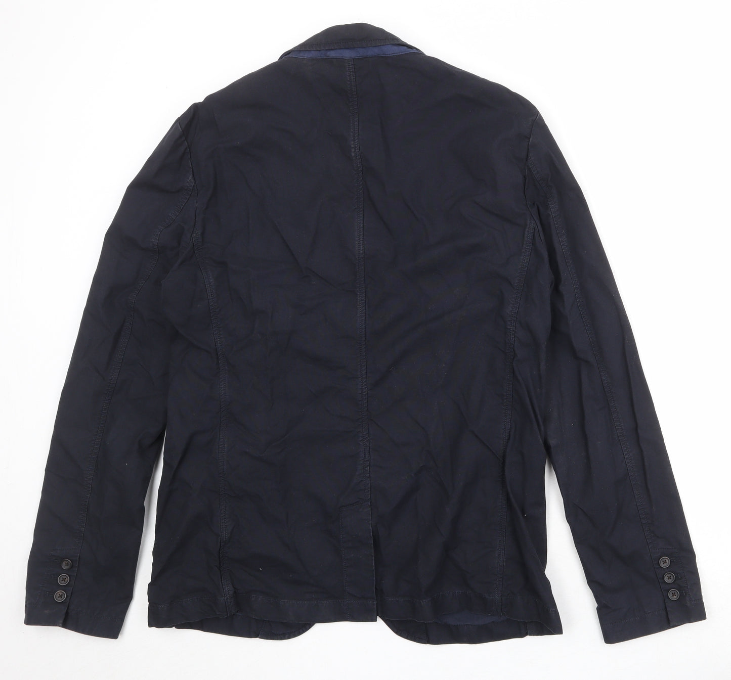 NEXT Mens Blue Cotton Jacket Suit Jacket Size 46 Regular