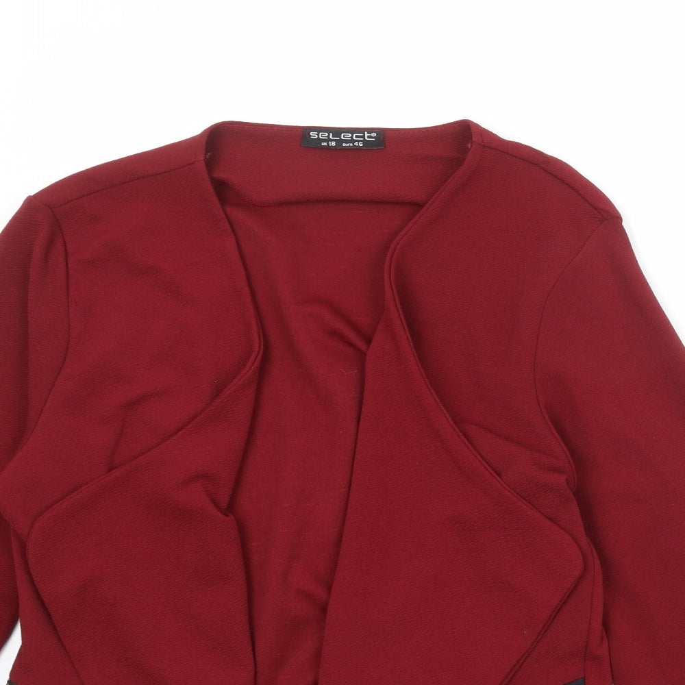 Select Womens Red Jacket Size 18