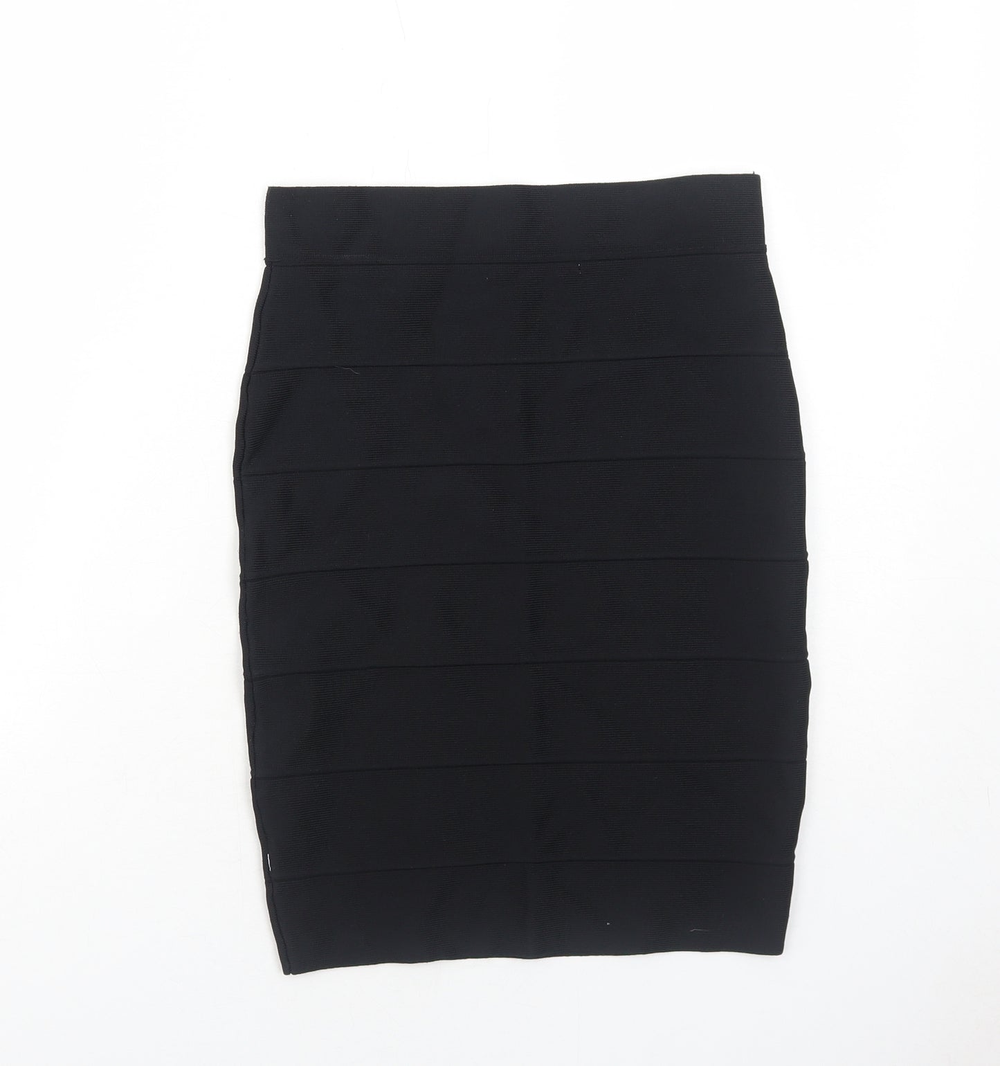 Romeo & Juliet Couture Womens Black Rayon Bandage Skirt Size S