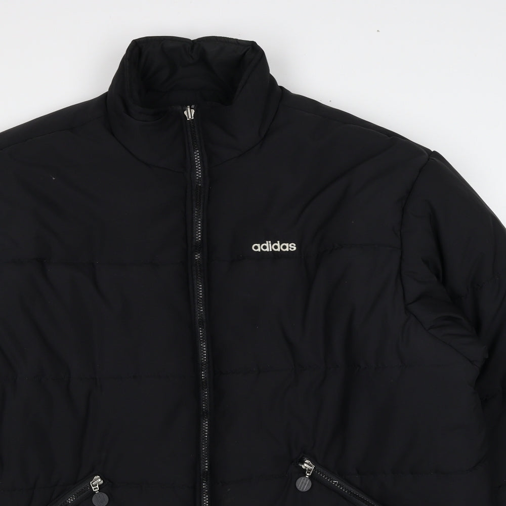 adidas Womens Black Jacket Size 14 Zip