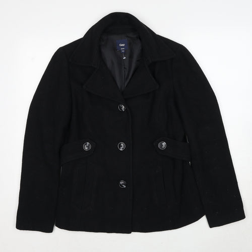 Gap Womens Black Jacket Size M Button