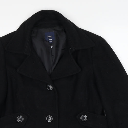 Gap Womens Black Jacket Size M Button