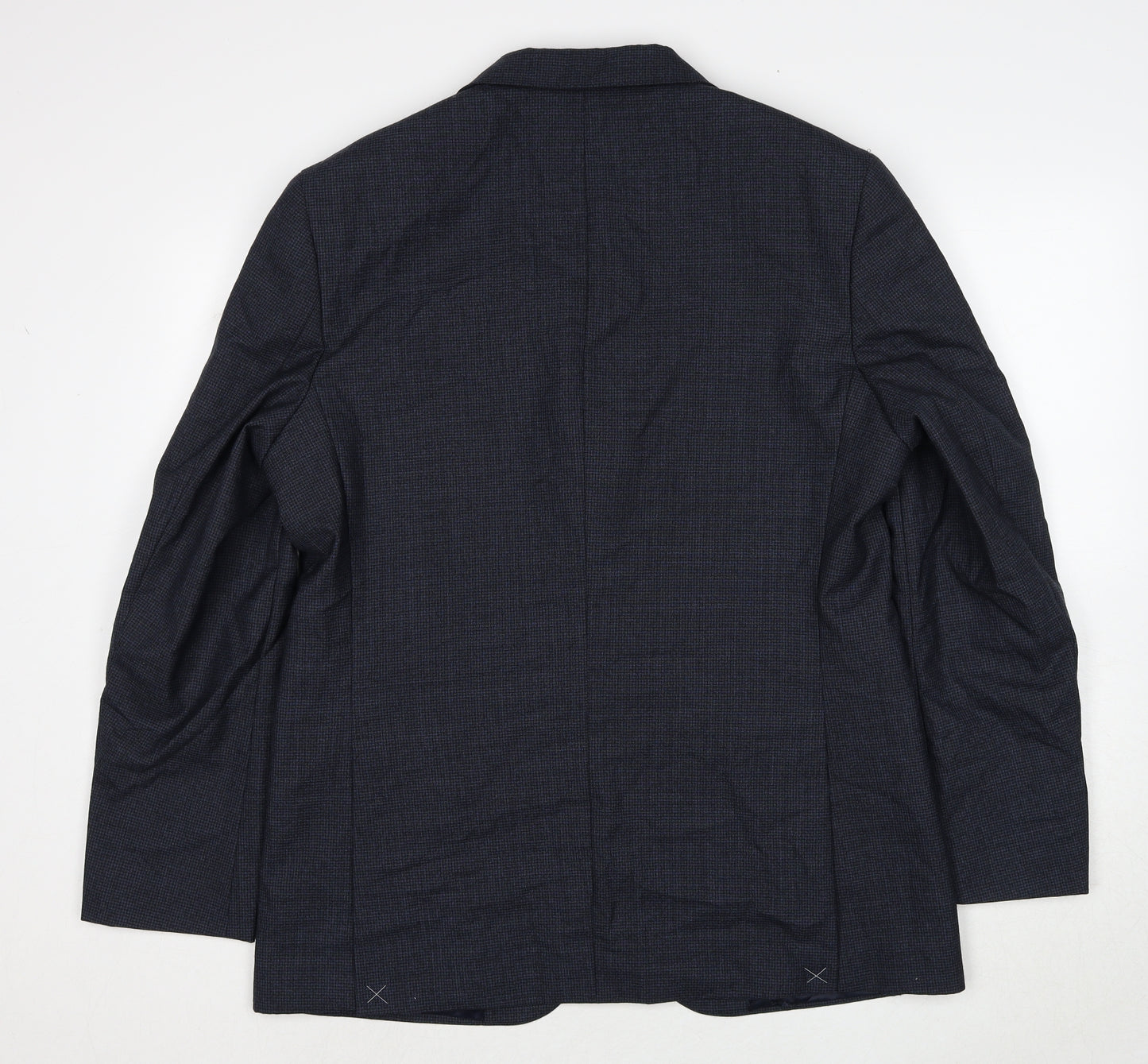 Marks and Spencer Mens Blue Wool Jacket Suit Jacket Size 44 Regular
