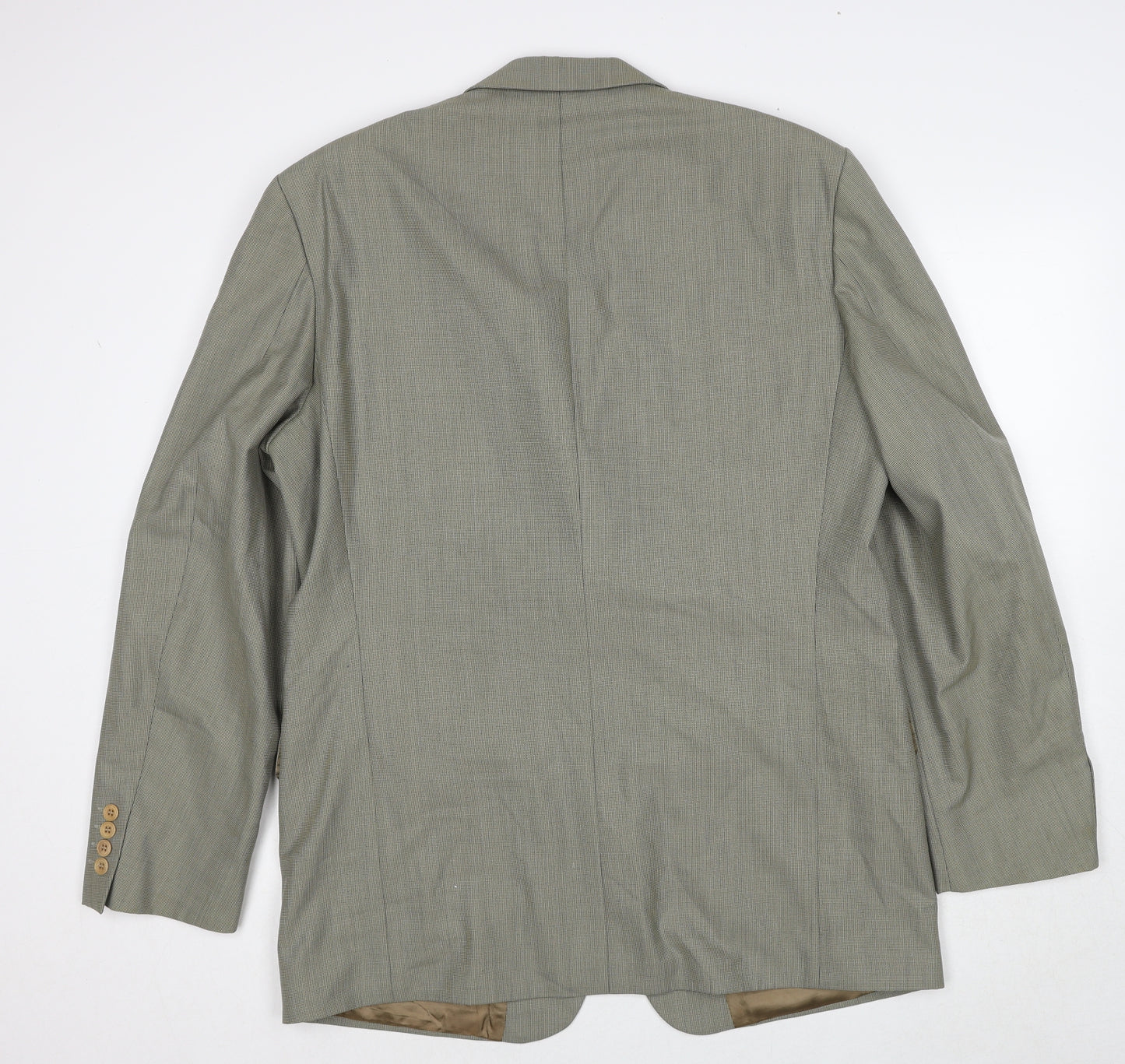 Odermark Mens Beige Wool Jacket Suit Jacket Size 44 Regular
