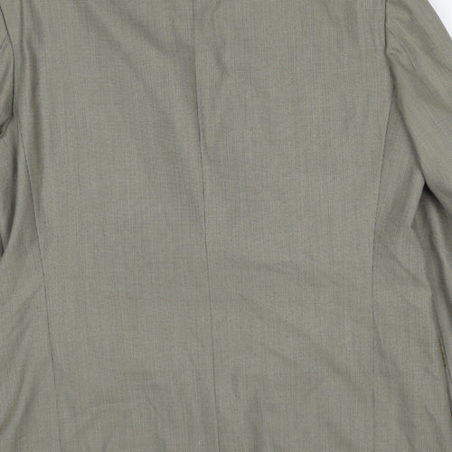 Odermark Mens Beige Wool Jacket Suit Jacket Size 44 Regular