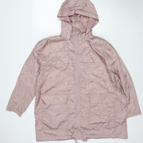 ASOS Womens Pink Jacket Size 12 Zip