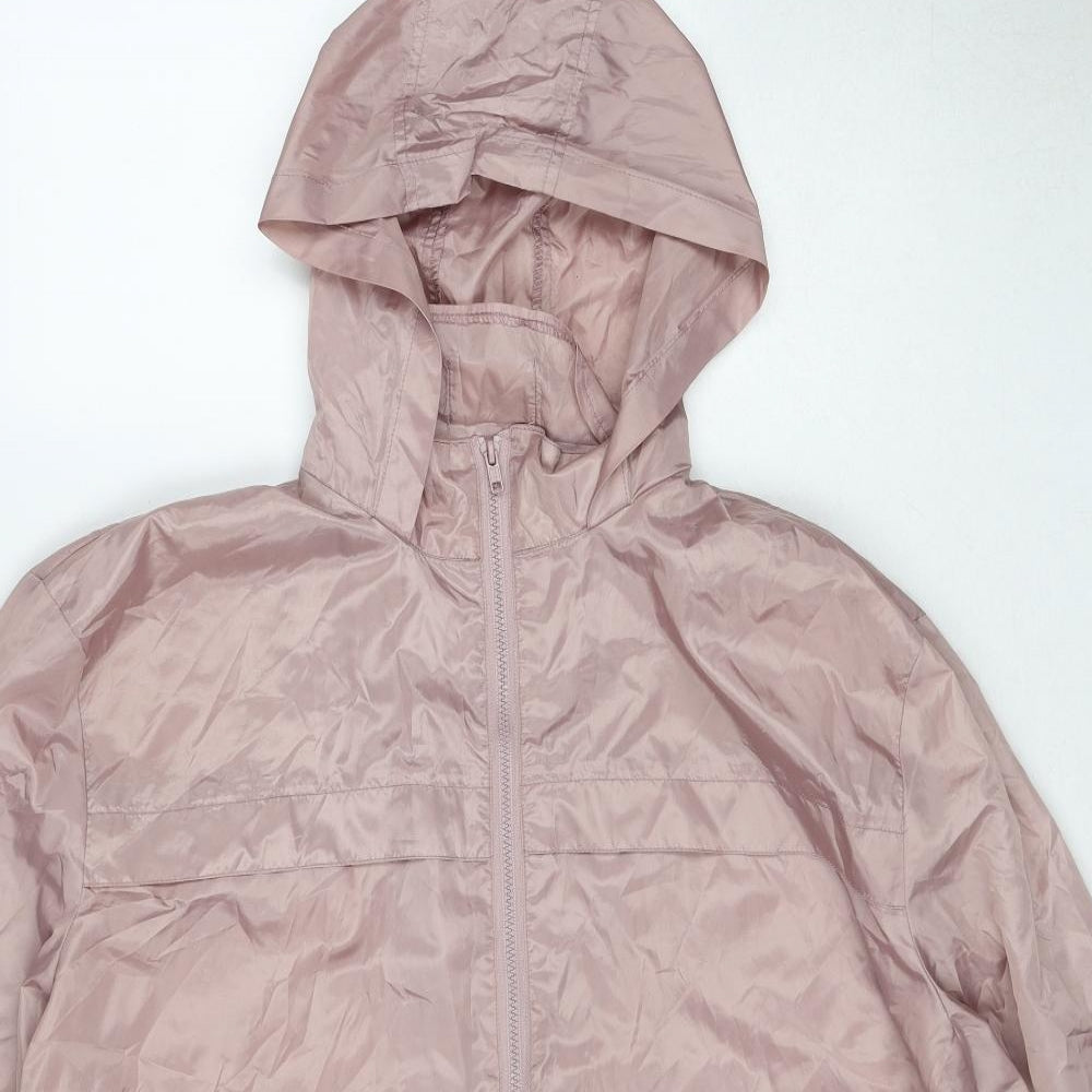 ASOS Womens Pink Jacket Size 12 Zip