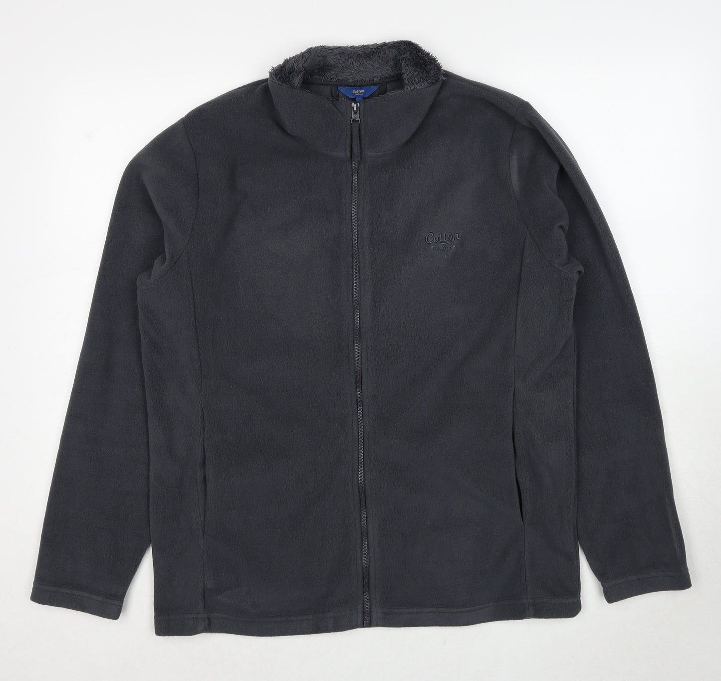 Cotton Traders Mens Grey Jacket Size M Zip