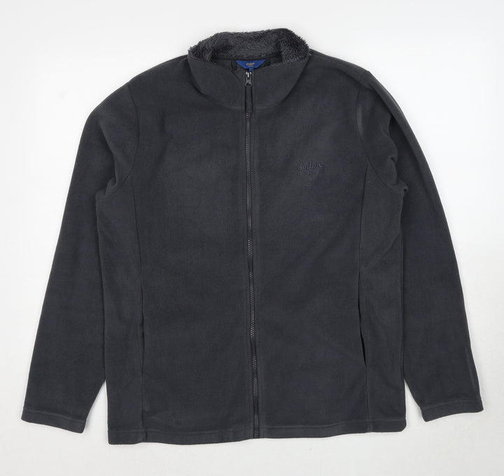 Cotton Traders Mens Grey Jacket Size M Zip