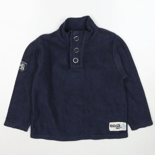 NEXT Boys Blue Polyester Pullover Sweatshirt Size 6 Years Pullover