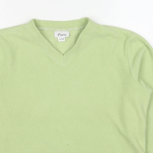 Para Womens Green Polyester Pullover Sweatshirt Size S Pullover - Size S-M