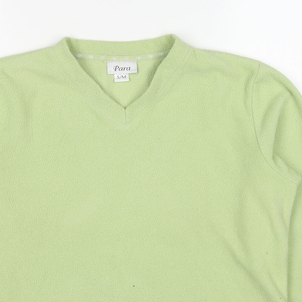 Para Womens Green Polyester Pullover Sweatshirt Size S Pullover - Size S-M