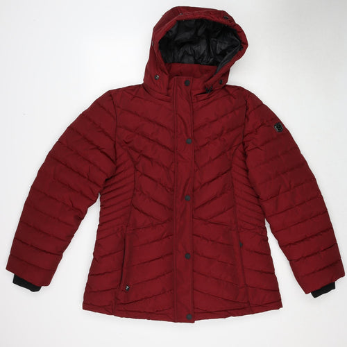 LGD 1964 Womens Red Puffer Jacket Jacket Size XL Zip