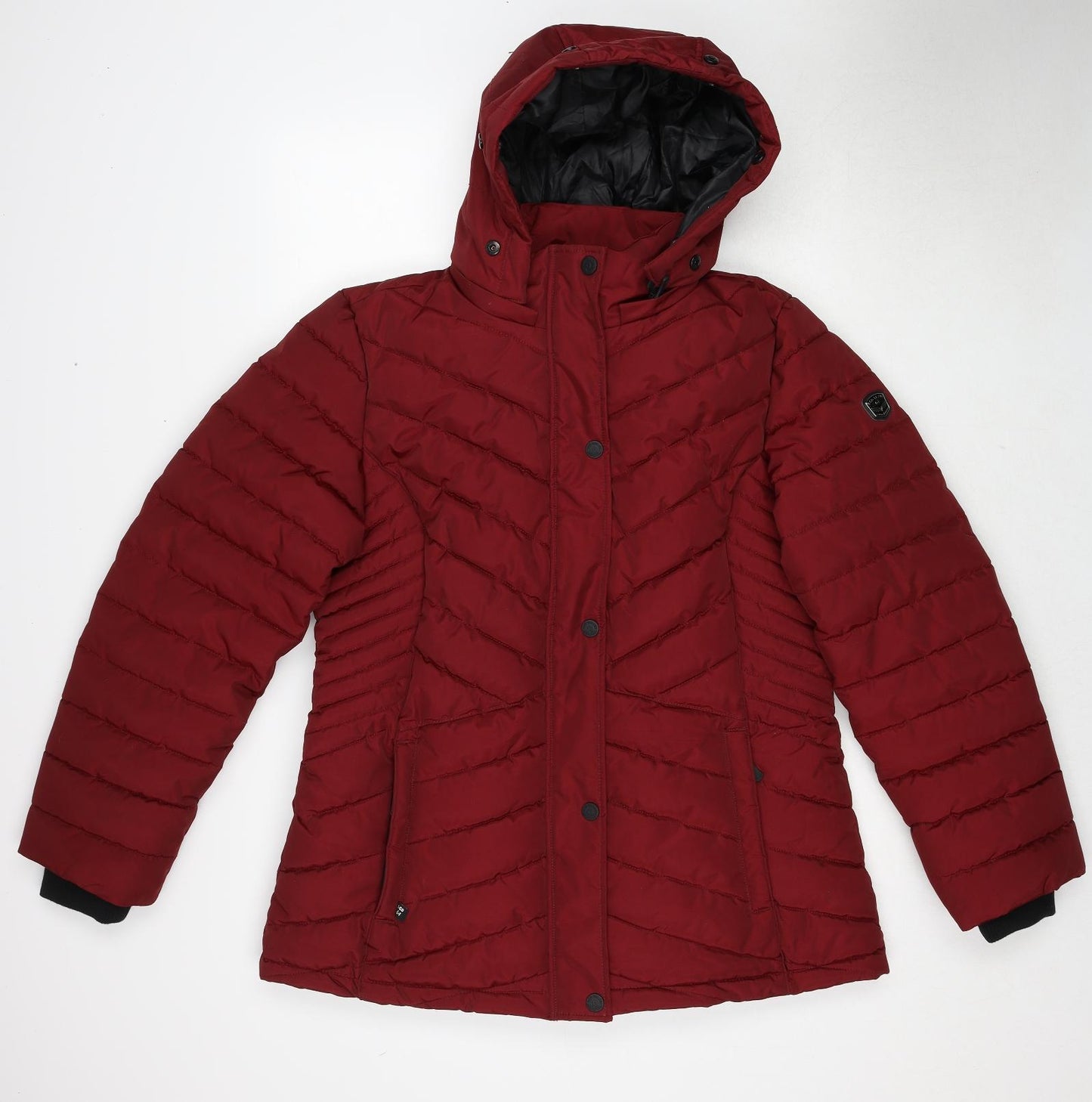 LGD 1964 Womens Red Puffer Jacket Jacket Size XL Zip