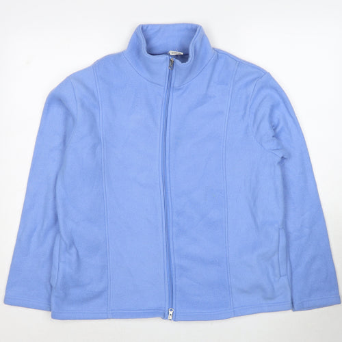 Anne de Lancey Womens Blue Jacket Size M Zip