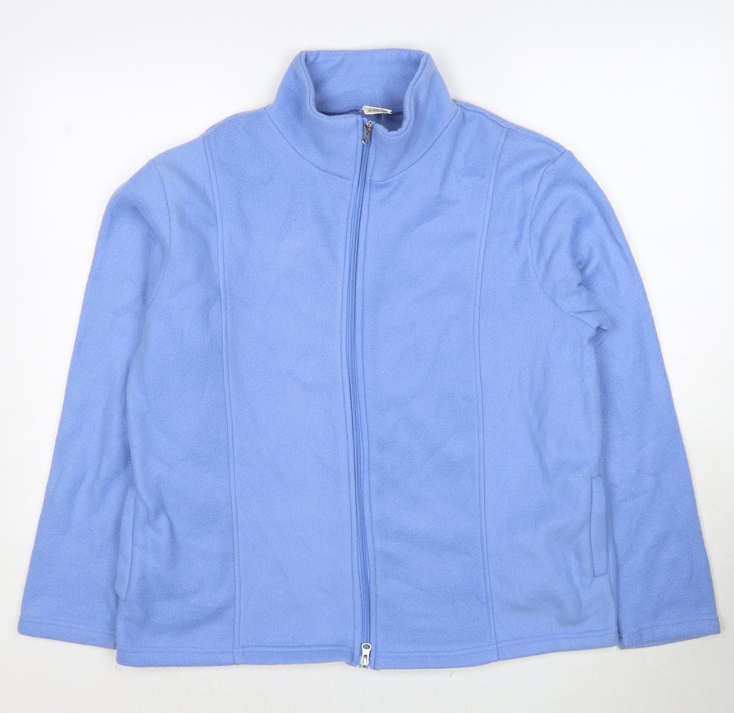 Anne de Lancey Womens Blue Jacket Size M Zip