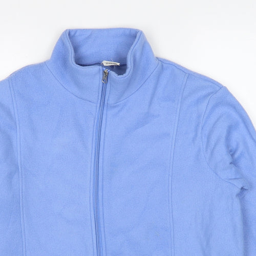 Anne de Lancey Womens Blue Jacket Size M Zip