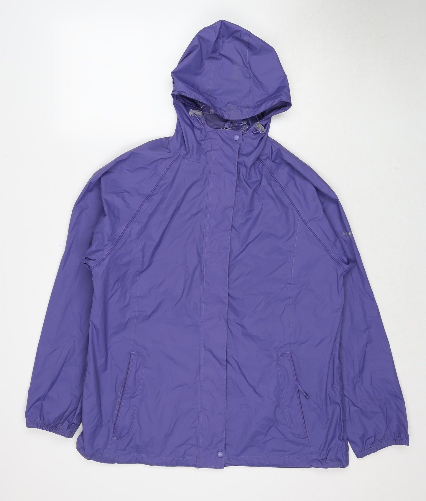 Regatta Womens Purple Windbreaker Jacket Size 16 Zip