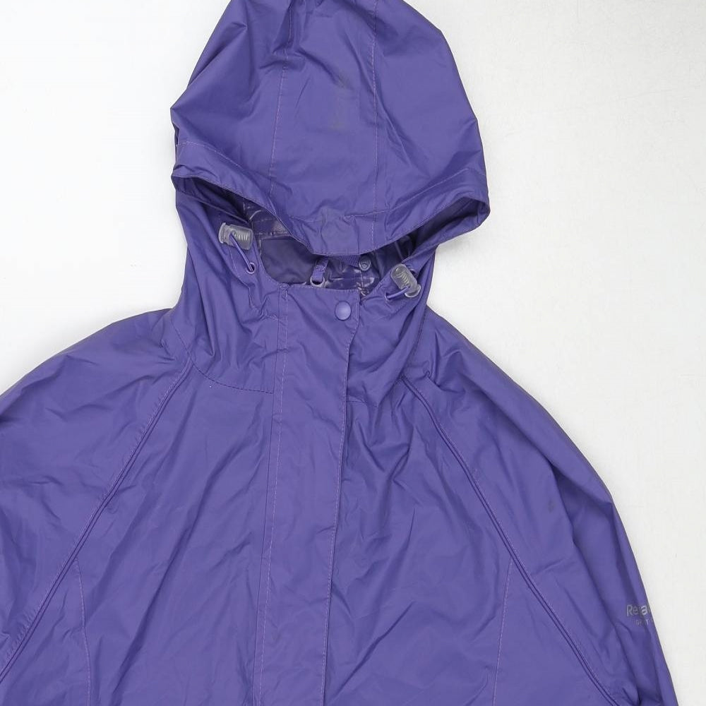 Regatta Womens Purple Windbreaker Jacket Size 16 Zip