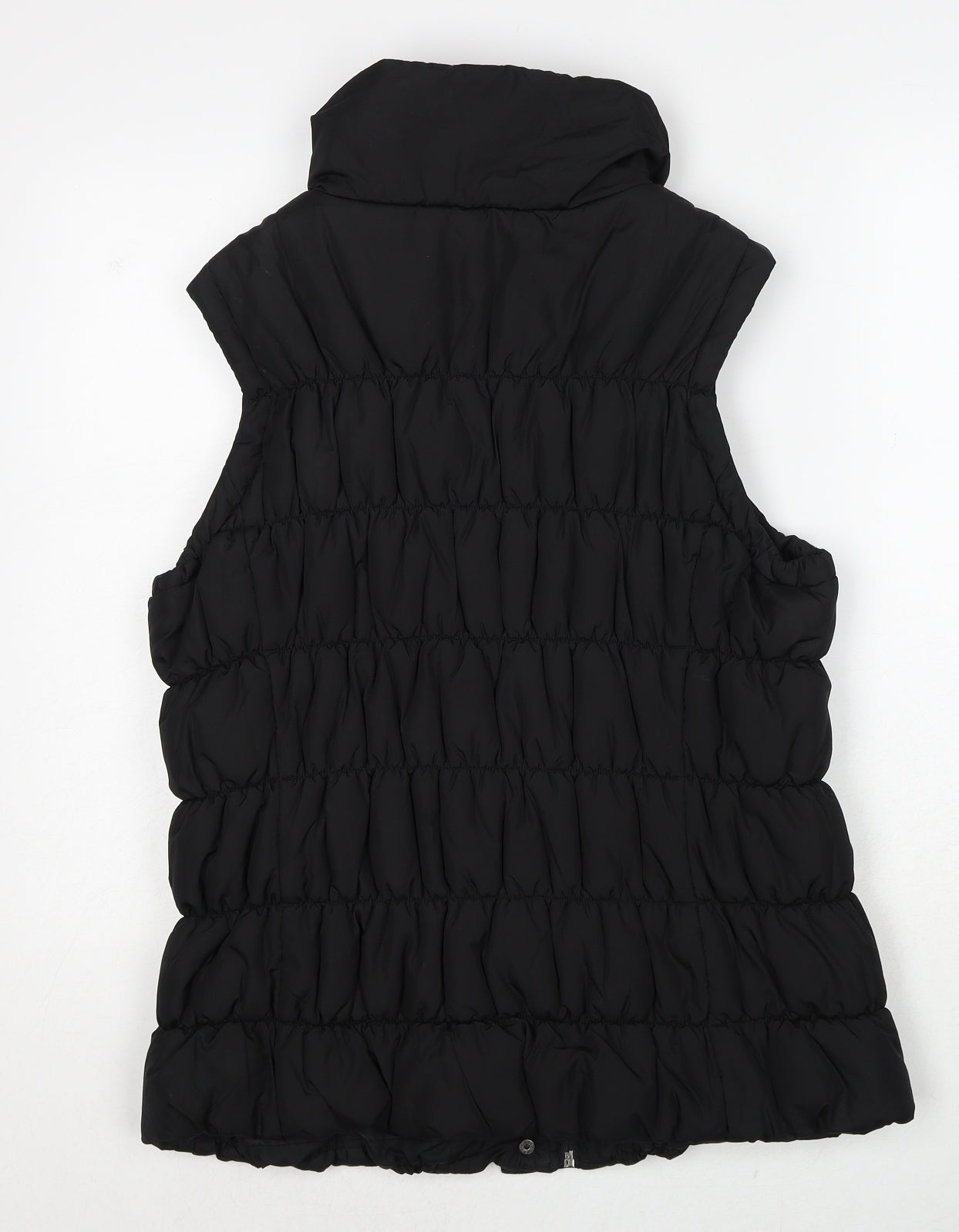 Marks and Spencer Womens Black Gilet Jacket Size L Zip