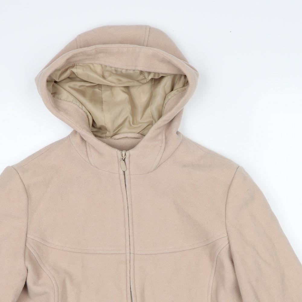 Dorothy Perkins Womens Beige Jacket Size 14 Zip