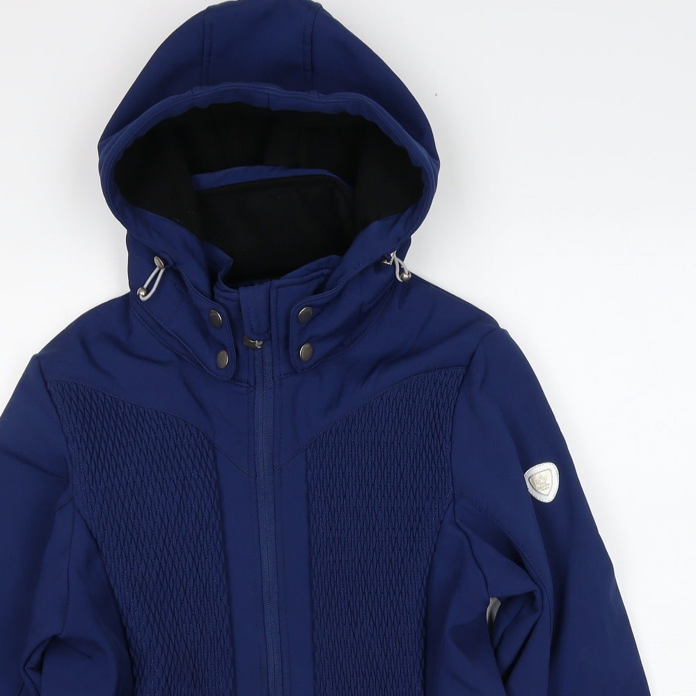 Canadian Peak Womens Blue Jacket Size 14 Zip