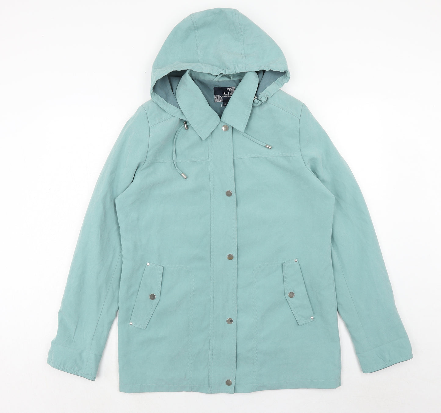 EWM Womens Blue Jacket Size 12 Zip