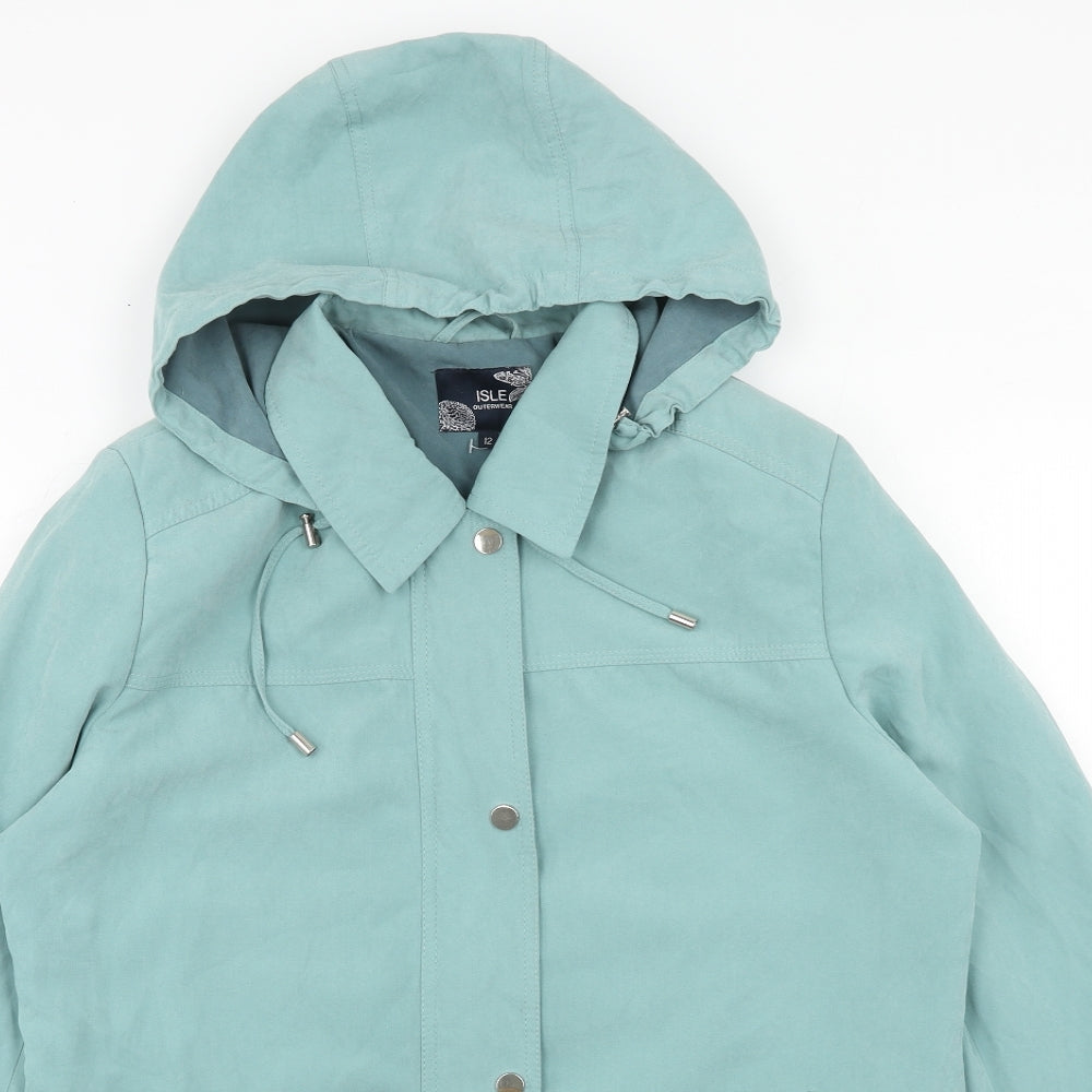 EWM Womens Blue Jacket Size 12 Zip