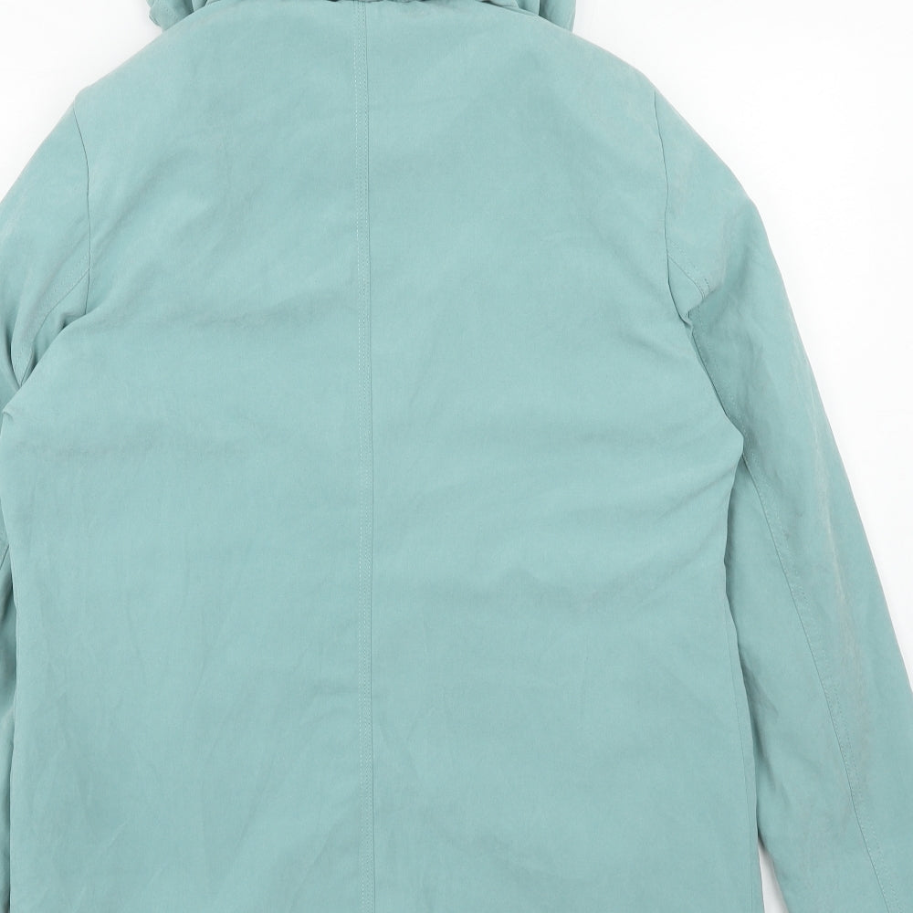 EWM Womens Blue Jacket Size 12 Zip