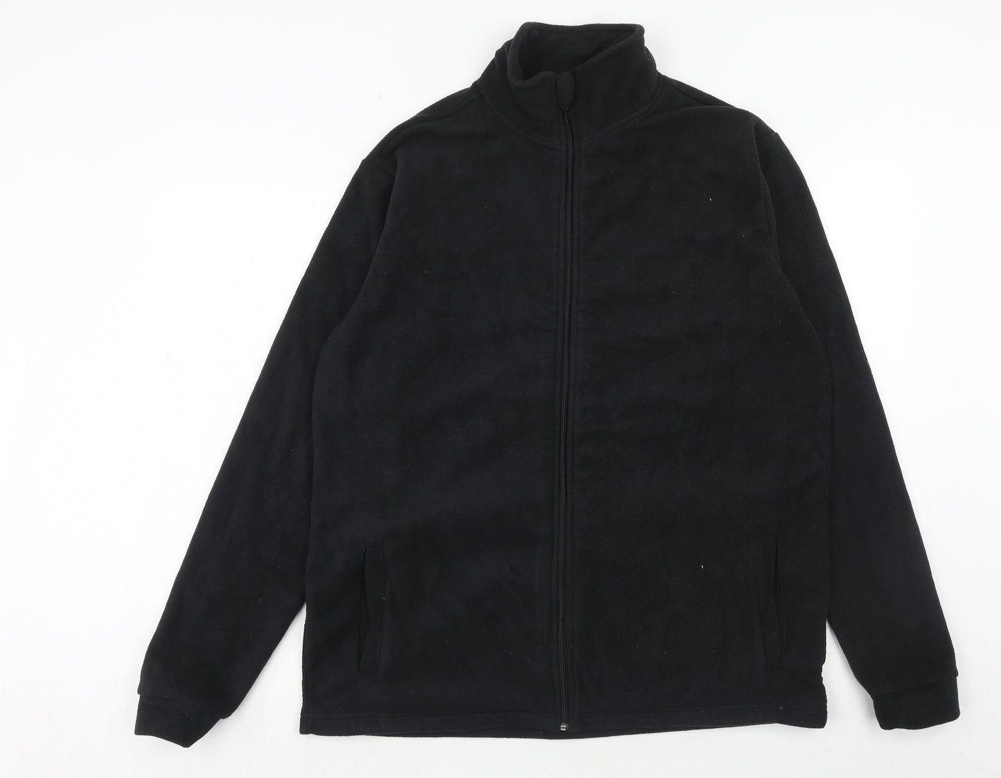 Huston Harbour Mens Black Jacket Size L Zip