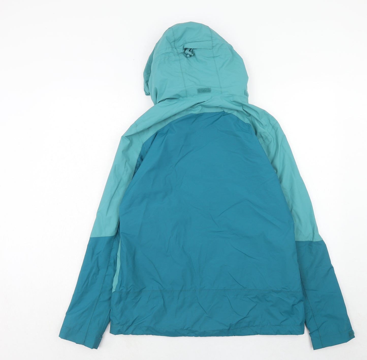 Mountain Warehouse Womens Blue Geometric Windbreaker Jacket Size 12 Zip