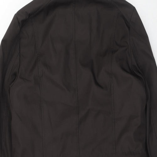 Marc New York Womens Brown Parka Coat Size XS Zip