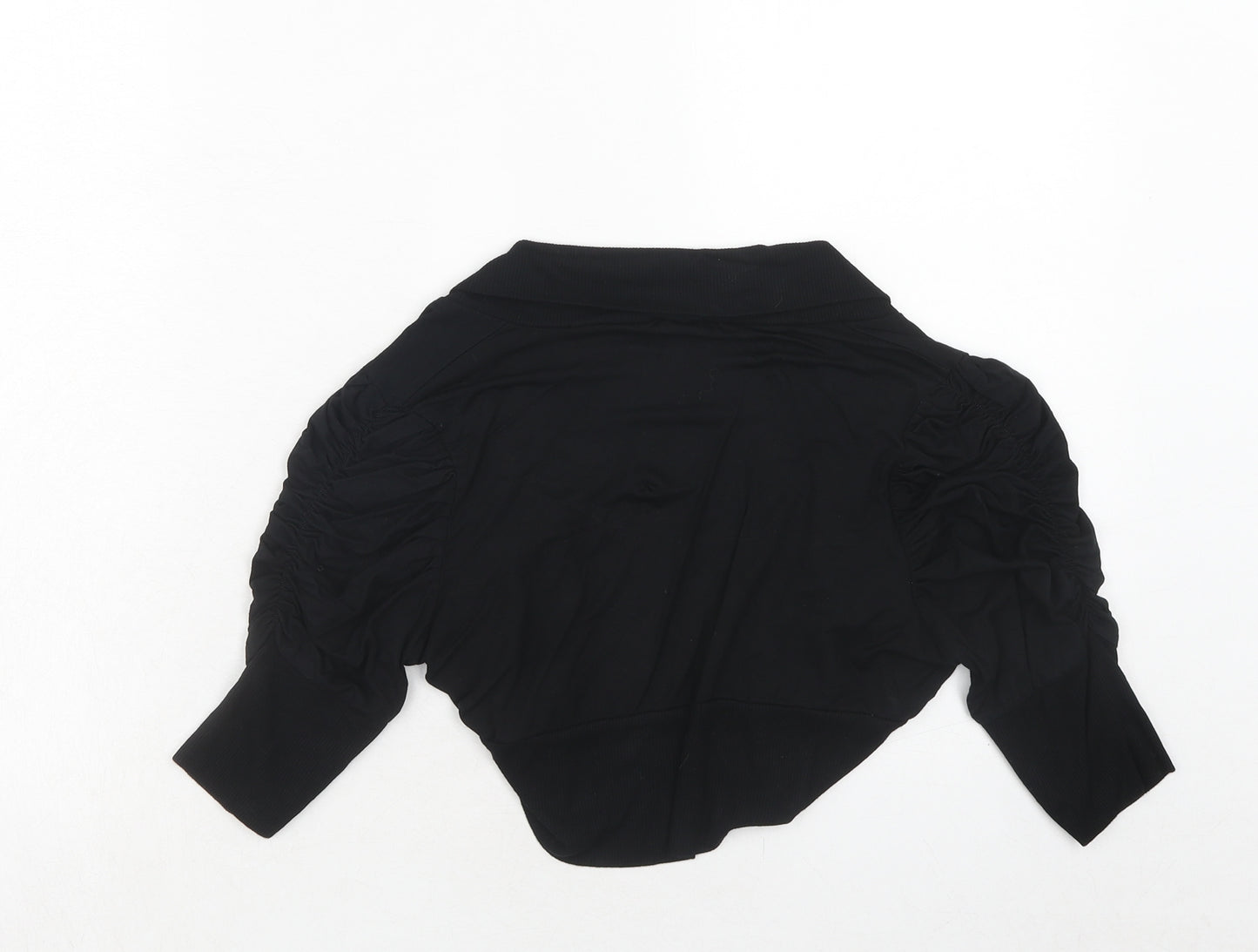 Select Womens Black V-Neck Viscose Cardigan Jumper Size 12