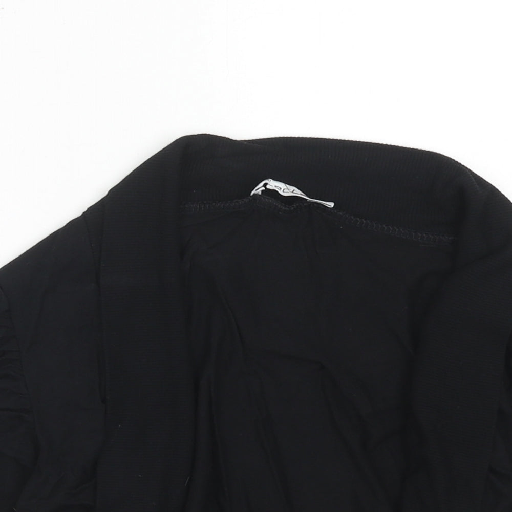 Select Womens Black V-Neck Viscose Cardigan Jumper Size 12