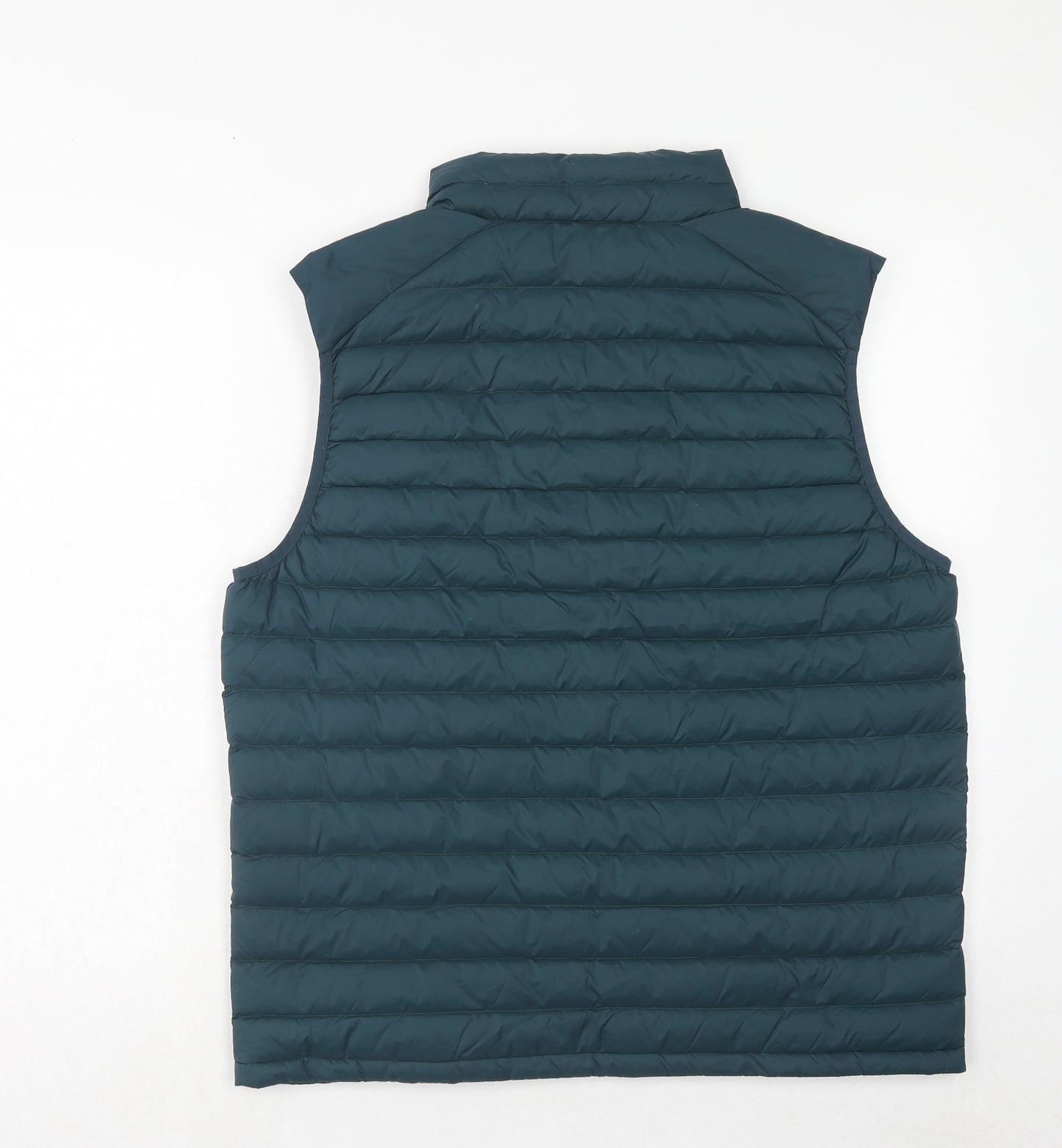 Marks and Spencer Mens Blue Gilet Jacket Size L Zip