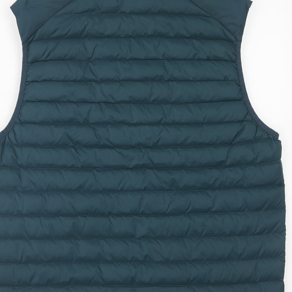 Marks and Spencer Mens Blue Gilet Jacket Size L Zip