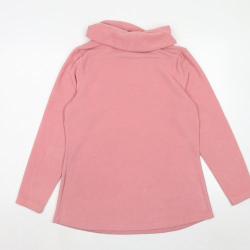 D&Co. Womens Pink Polyester Pullover Sweatshirt Size M Pullover
