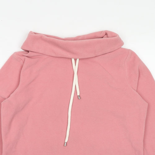 D&Co. Womens Pink Polyester Pullover Sweatshirt Size M Pullover