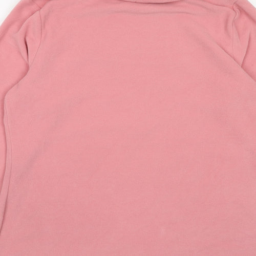 D&Co. Womens Pink Polyester Pullover Sweatshirt Size M Pullover