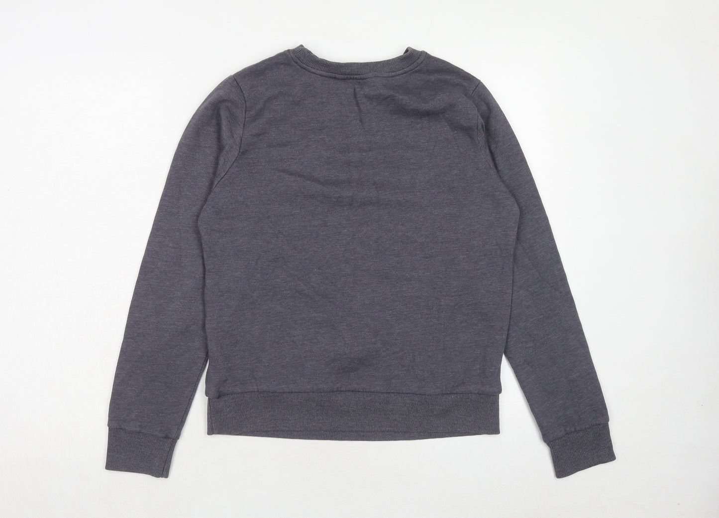 Very Womens Blue Polyester Pullover Sweatshirt Size 10 Pullover