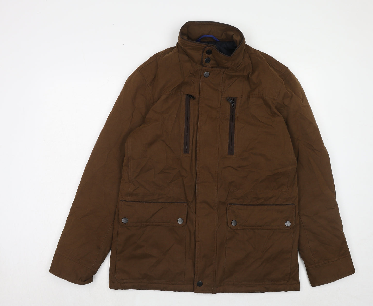 Marks and Spencer Mens Brown Jacket Size M Zip