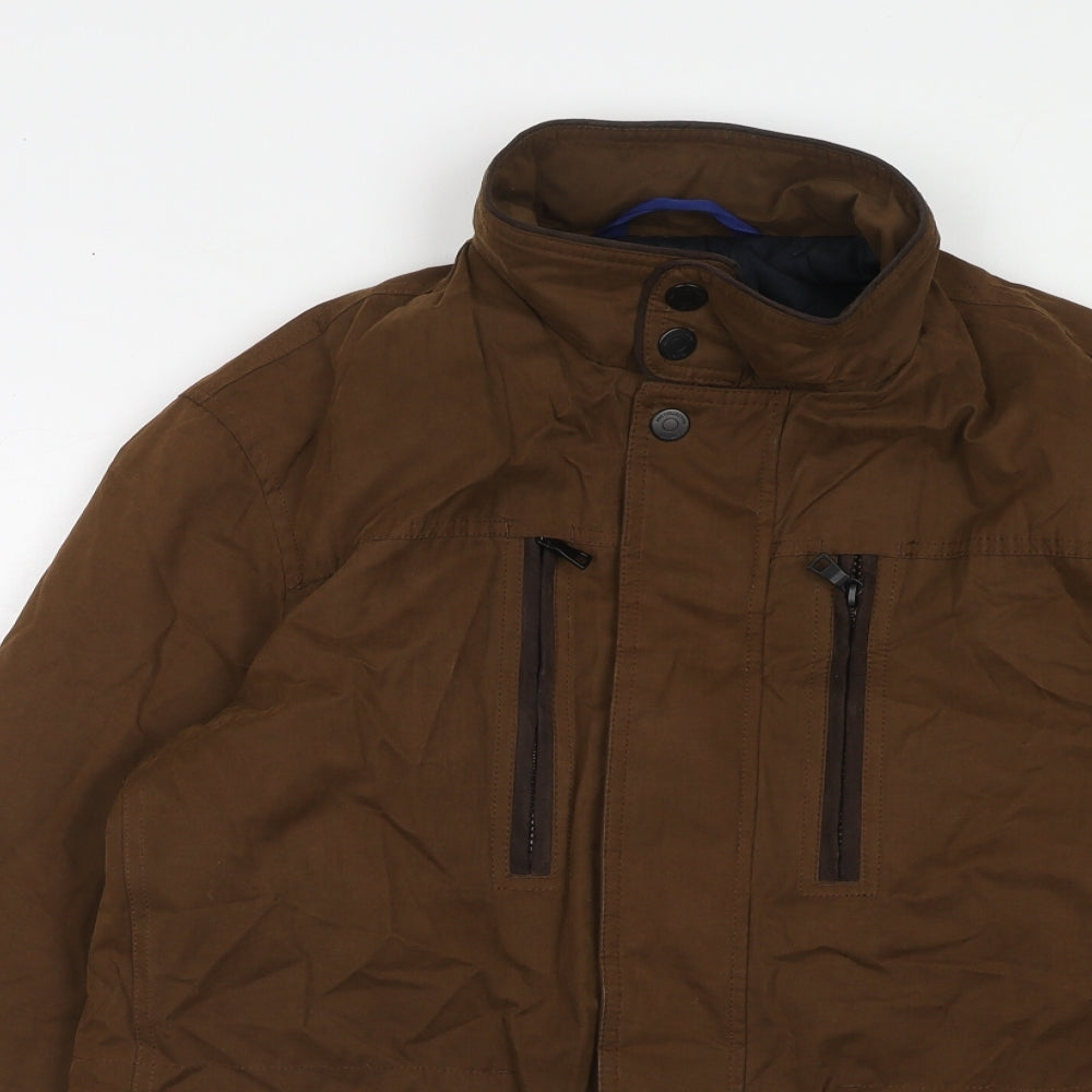 Marks and Spencer Mens Brown Jacket Size M Zip
