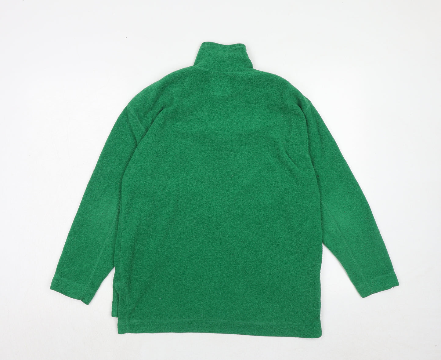 Limited Sports USA Womens Green Polyester Pullover Sweatshirt Size XS Zip - USA