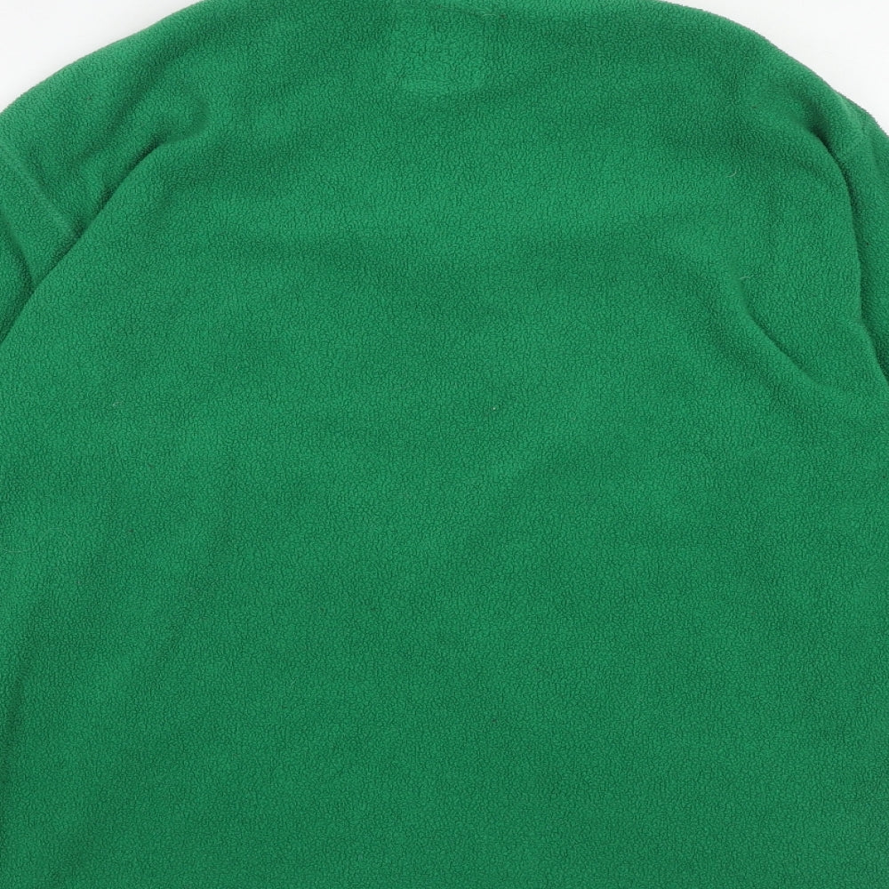 Limited Sports USA Womens Green Polyester Pullover Sweatshirt Size XS Zip - USA