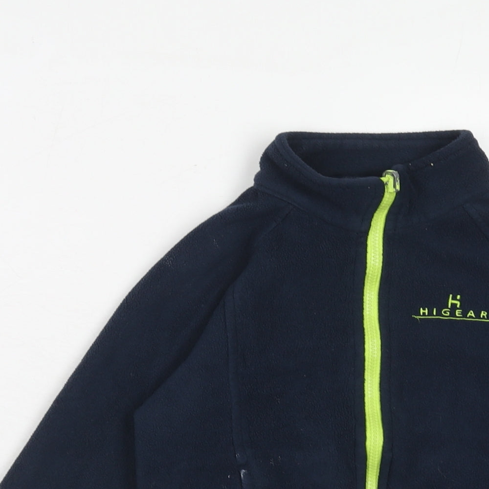 Hi Gear Boys Blue Jacket Size 7-8 Years Zip