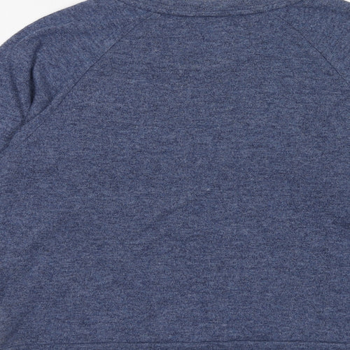 New Look Womens Blue Polyester Pullover Sweatshirt Size S Pullover - Kinda Care Kinda Don't