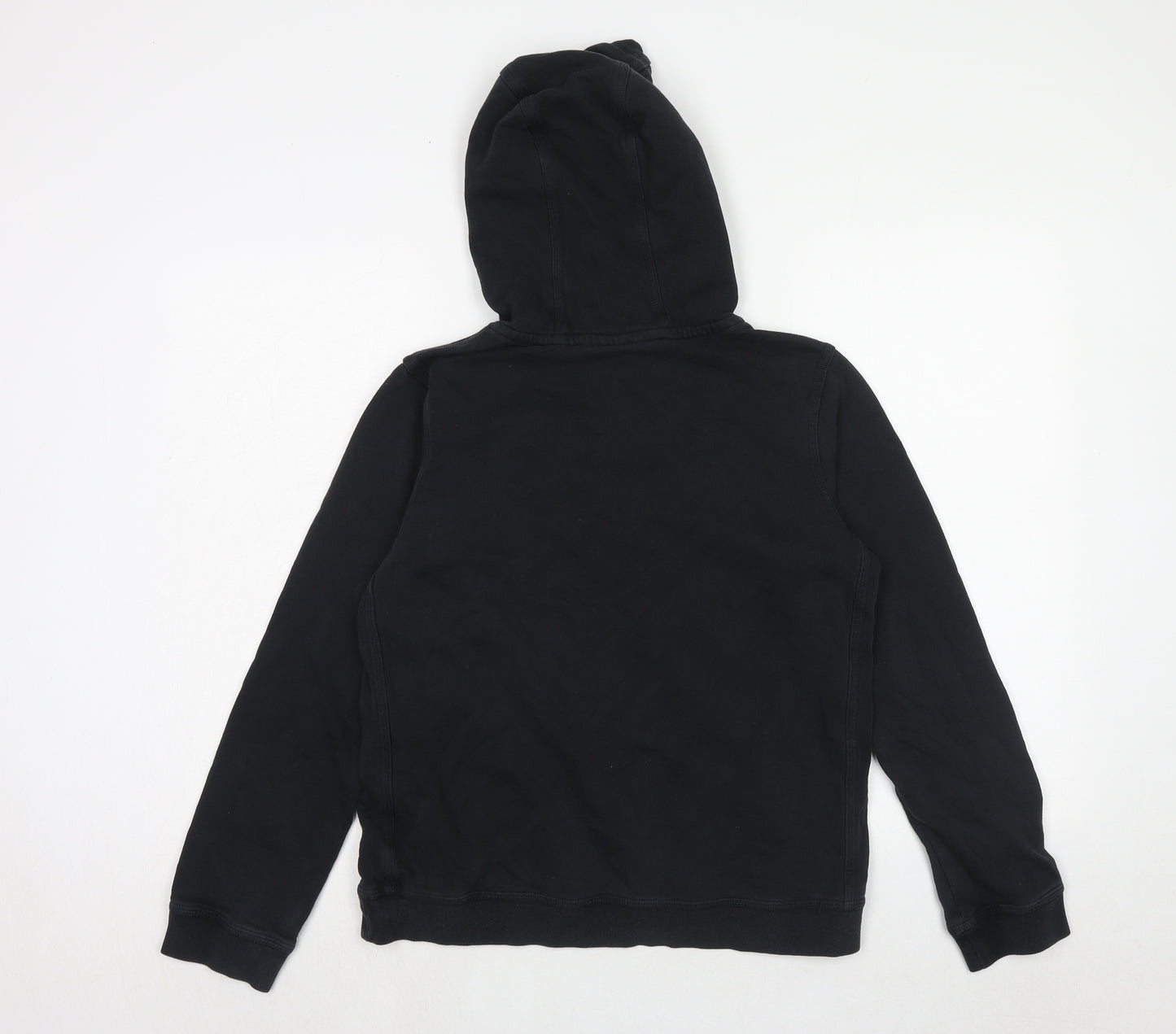 Nike Boys Black Cotton Pullover Hoodie Size 13-14 Years Pullover