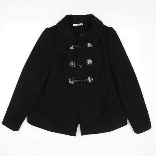 Select Womens Black Jacket Size 14 Toggle